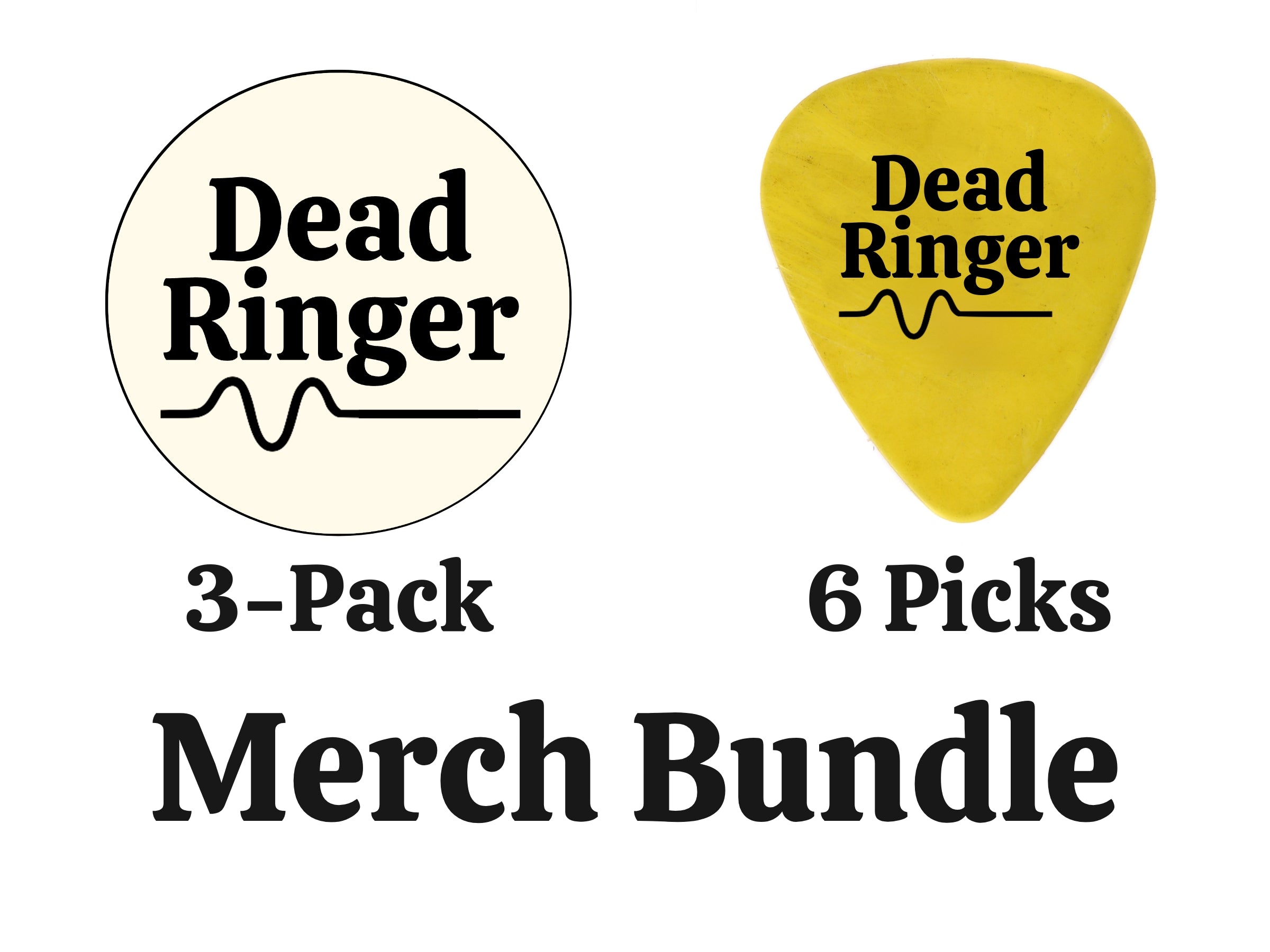 Sticker + Pick Pack Merch Bundle